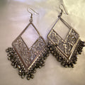 Silver Statement Earrings