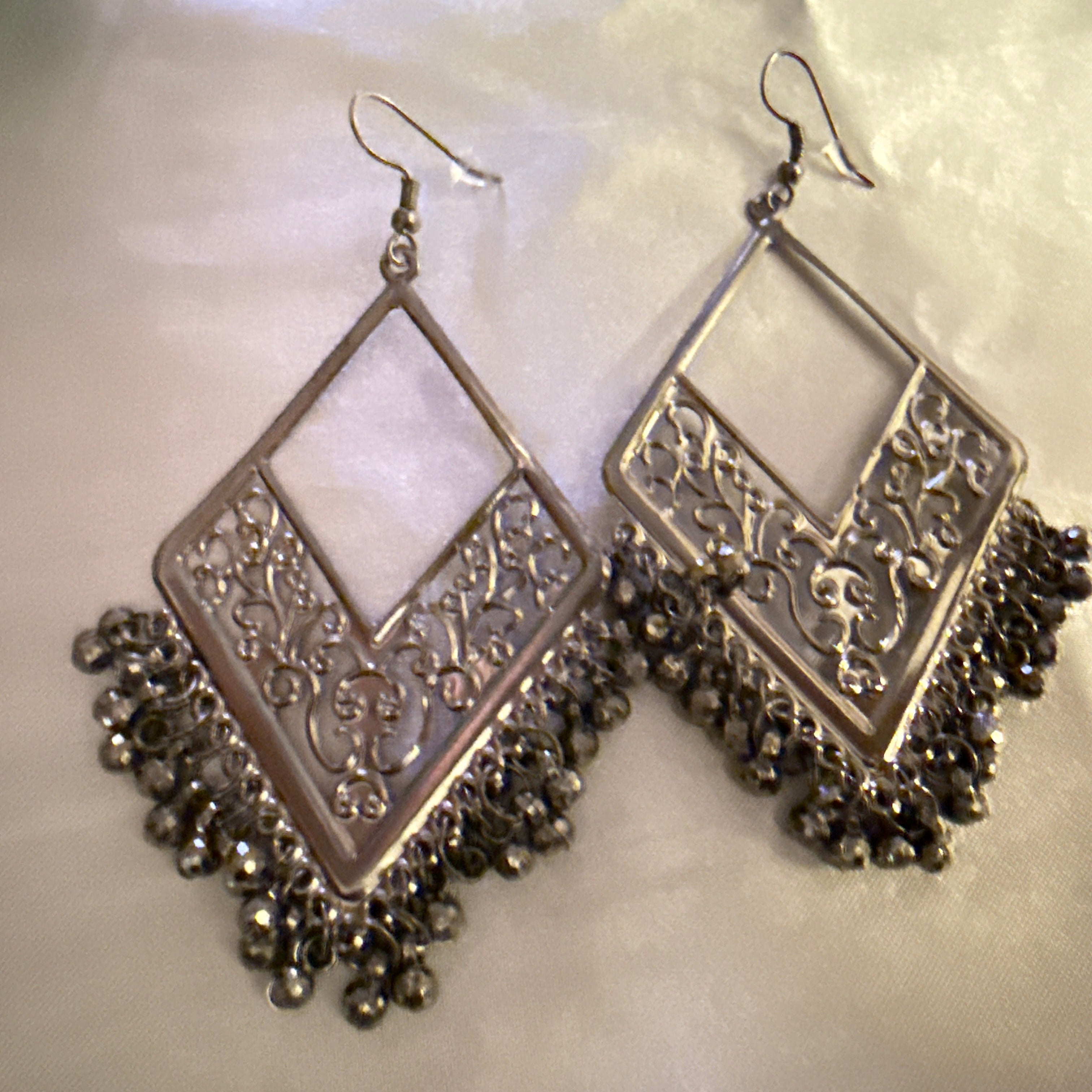 Silver Statement Earrings