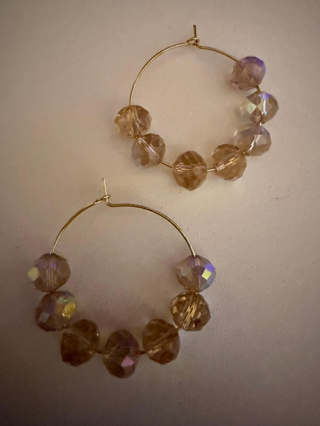 Sunset Glow Hoop Earrings