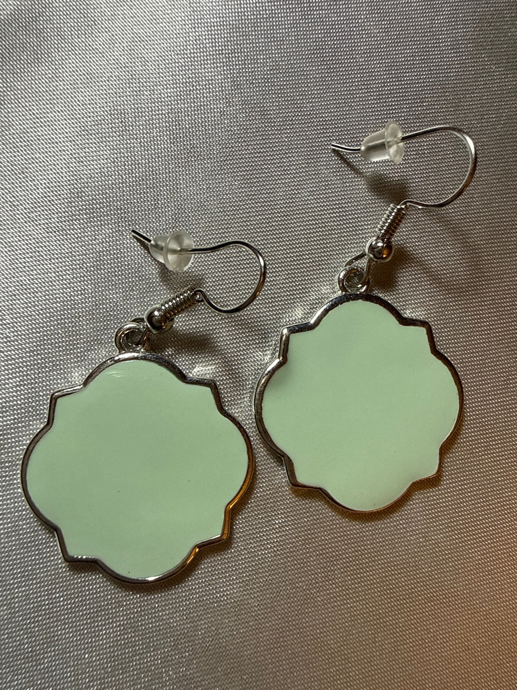 Mint Blossom Drop Earrings