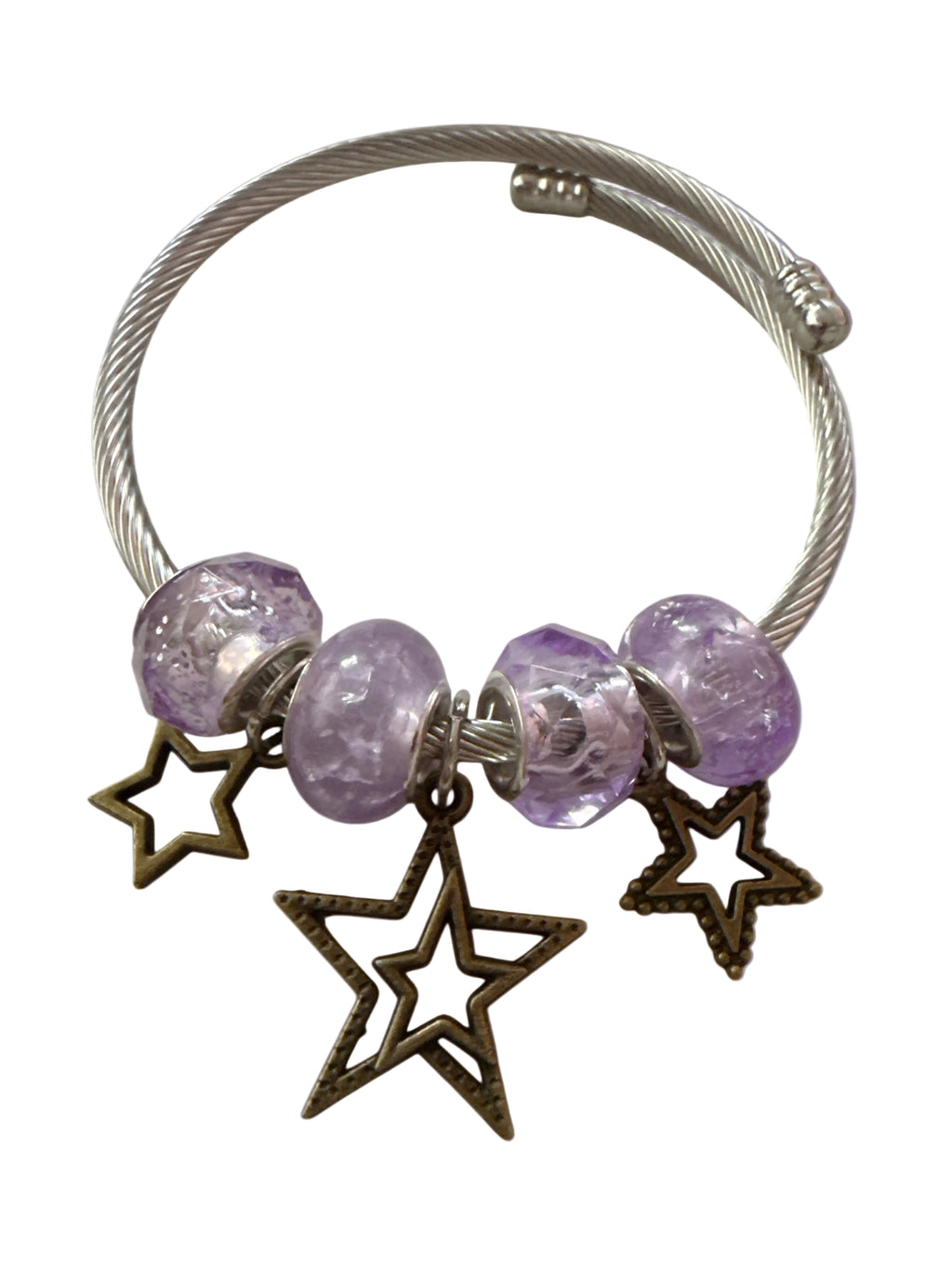 Starlight Grace Charm Bangle