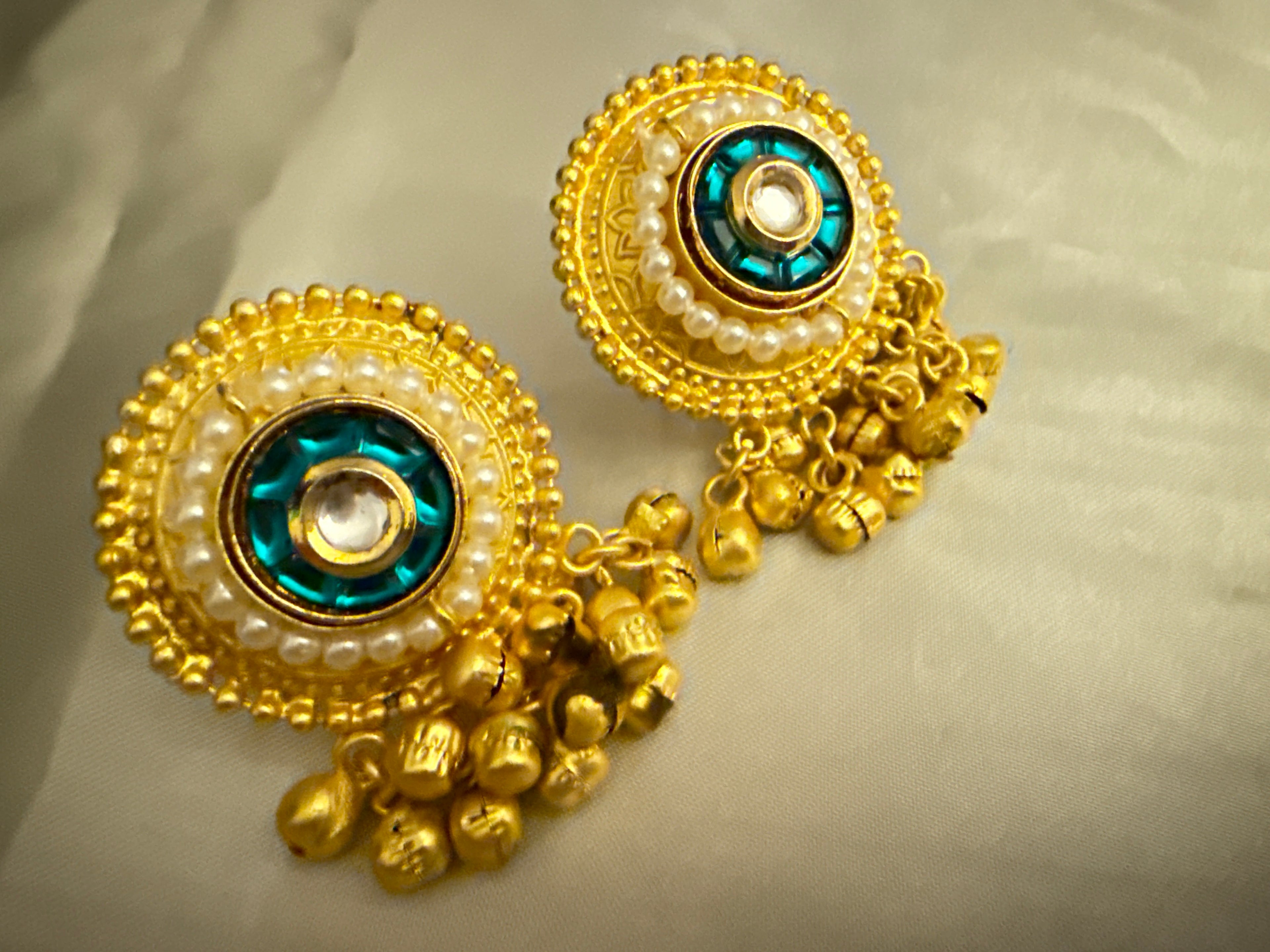 Turquoise Radiance Statement Earrings