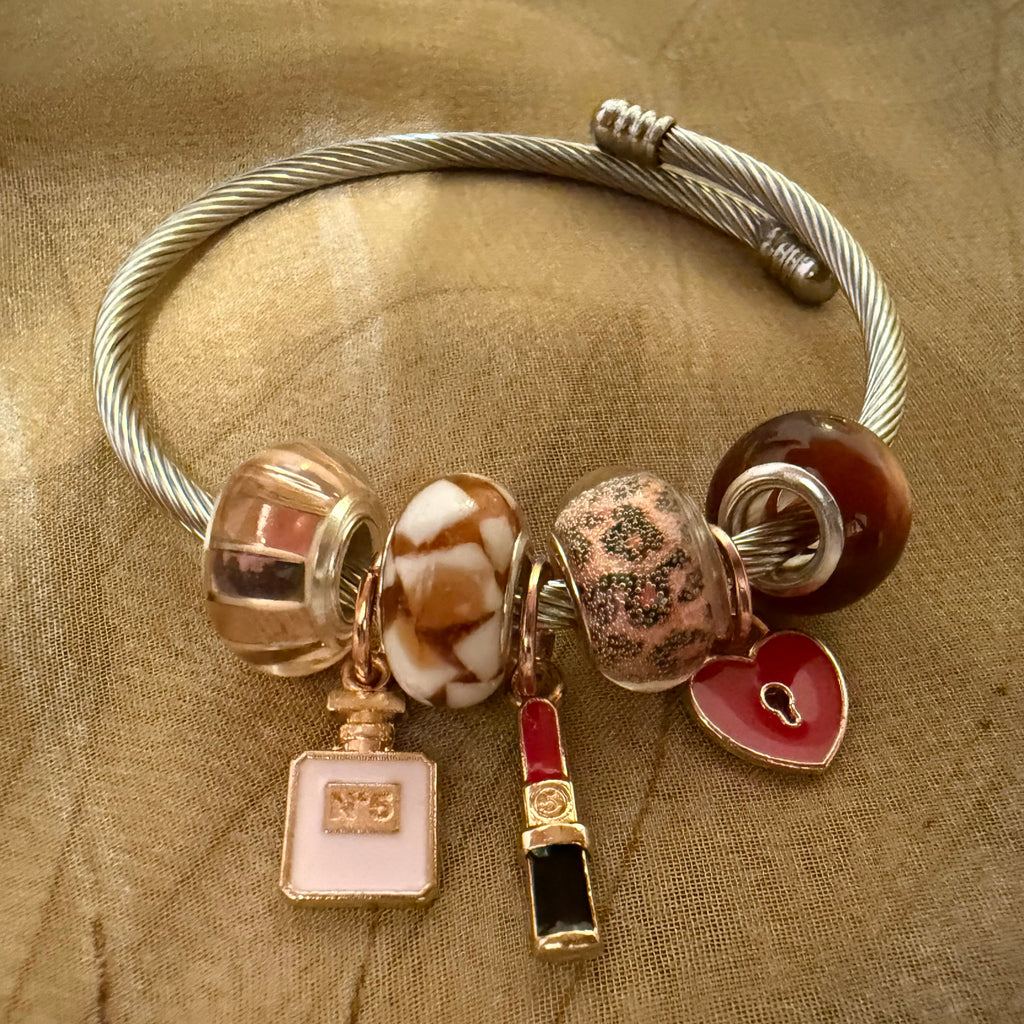 Beauty Essentials Charm Bangle