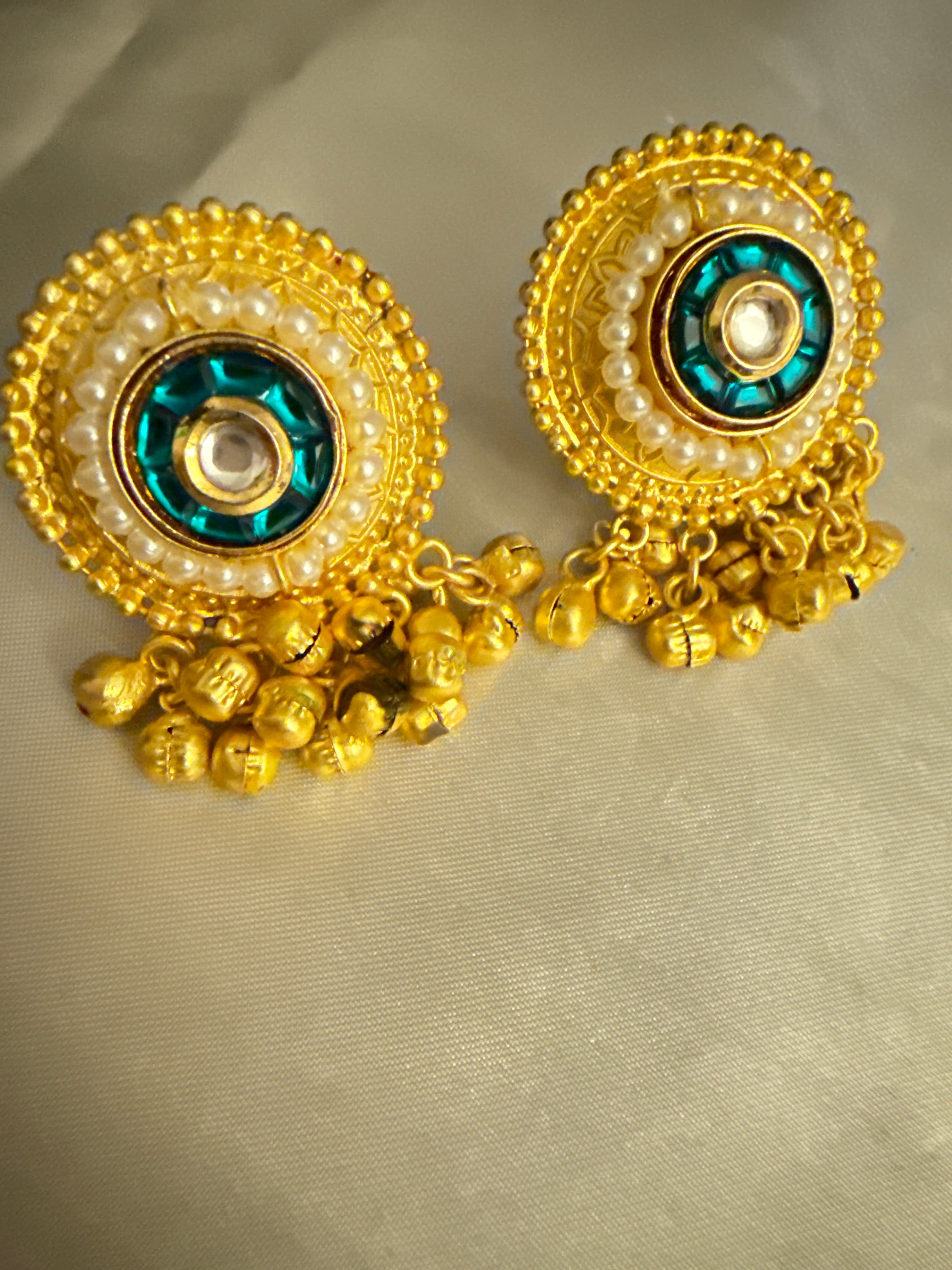 Turquoise Radiance Statement Earrings