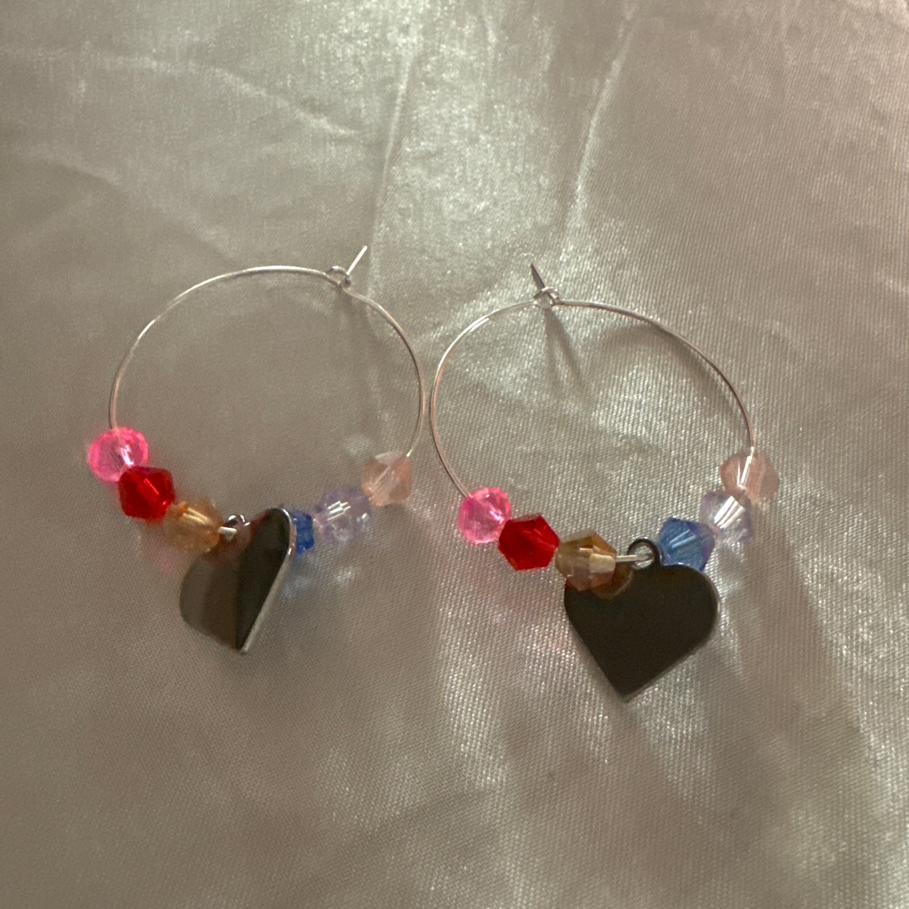 Heart of Grace Hoop Earrings