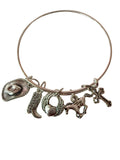 Cowgirl Faith Charm Bracelet