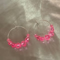 Bubblegum Sparkle Hoops