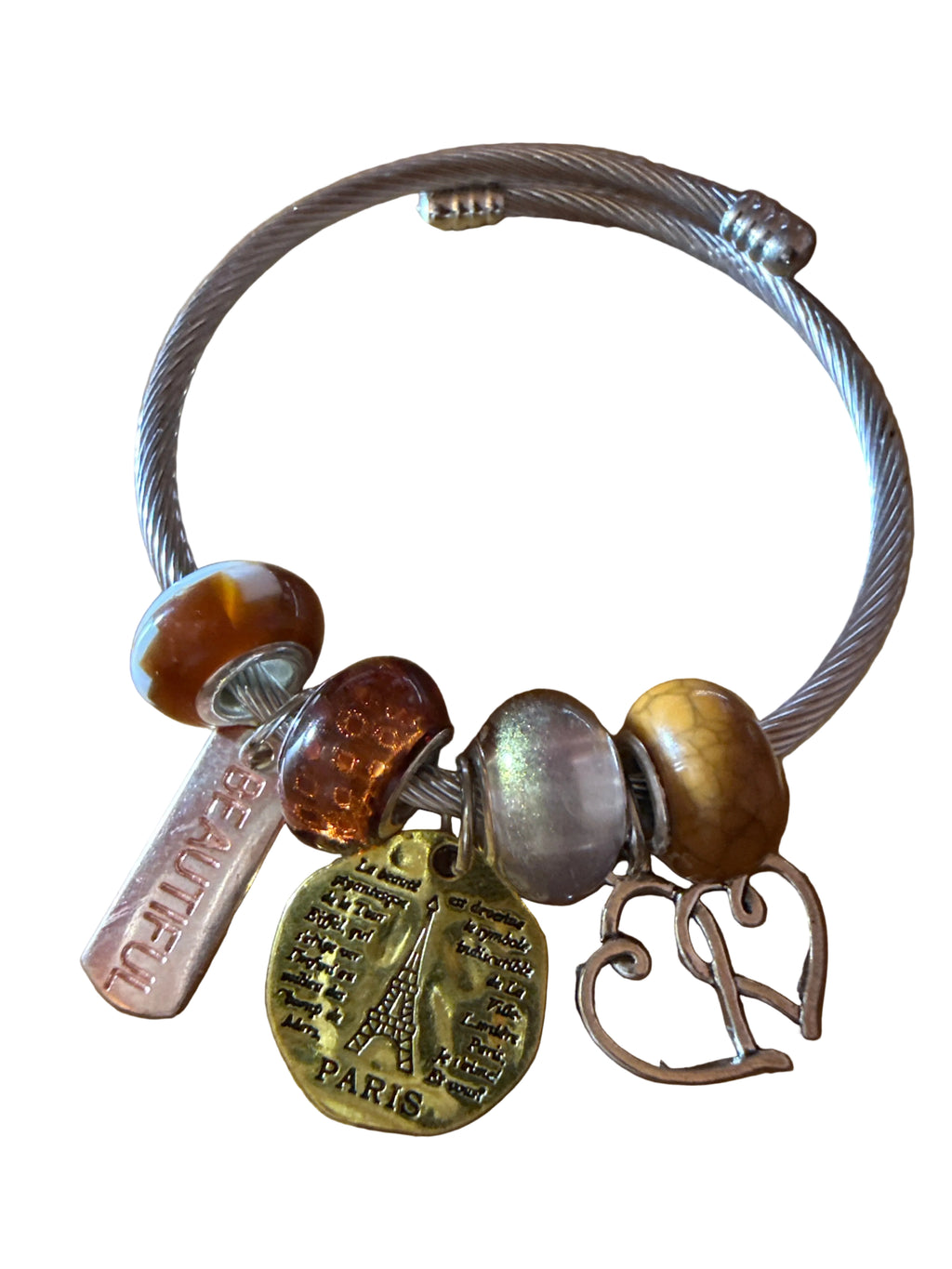 New Beginnings Charm Bangle