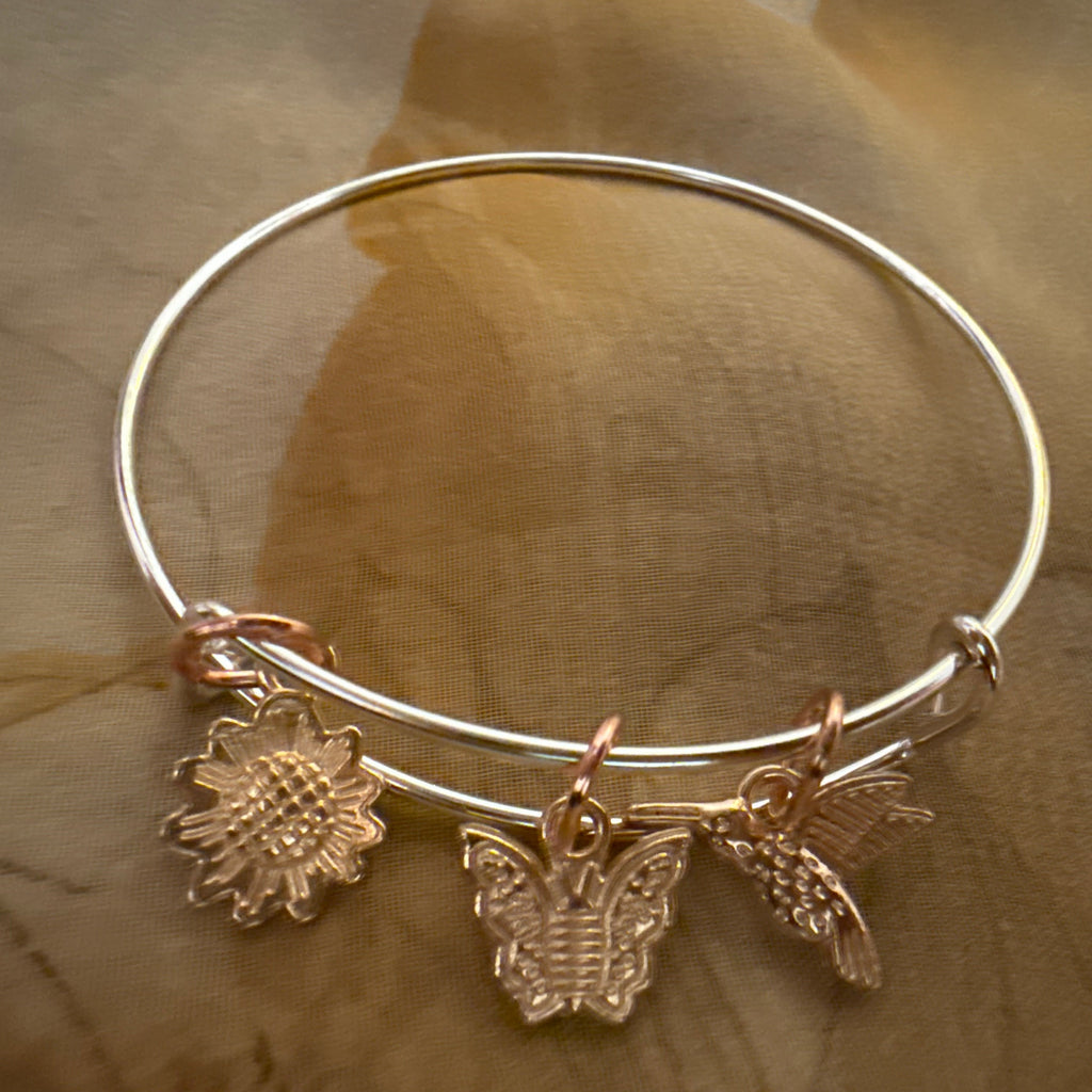 Garden Treasures Charm Bangle