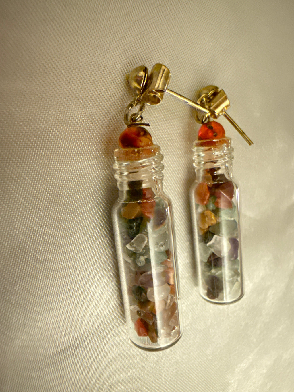 Glass Bottle Earrings