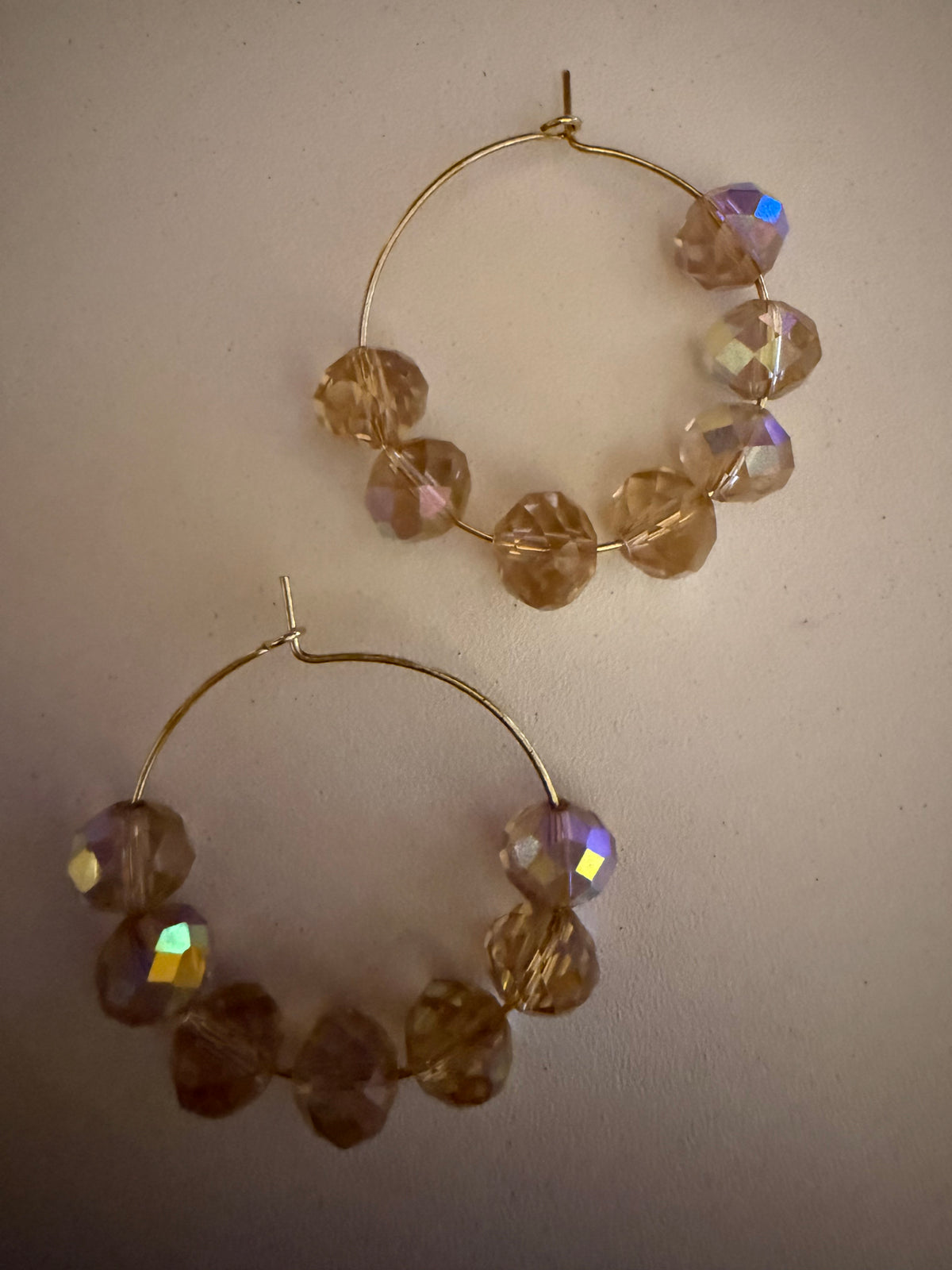 Sunset Glow Hoop Earrings