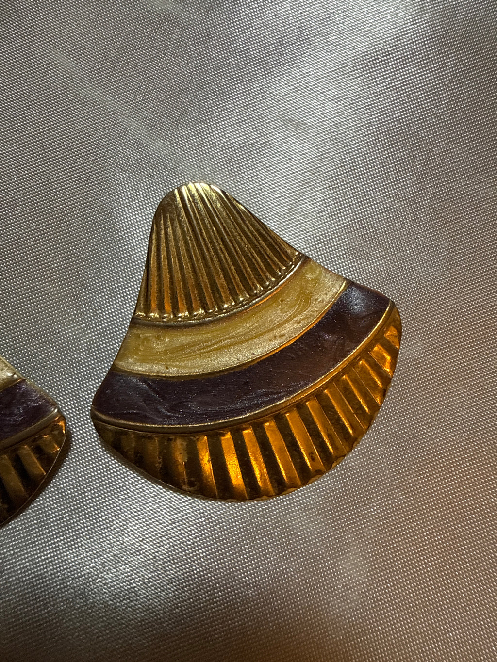 Vintage Fan Earrings