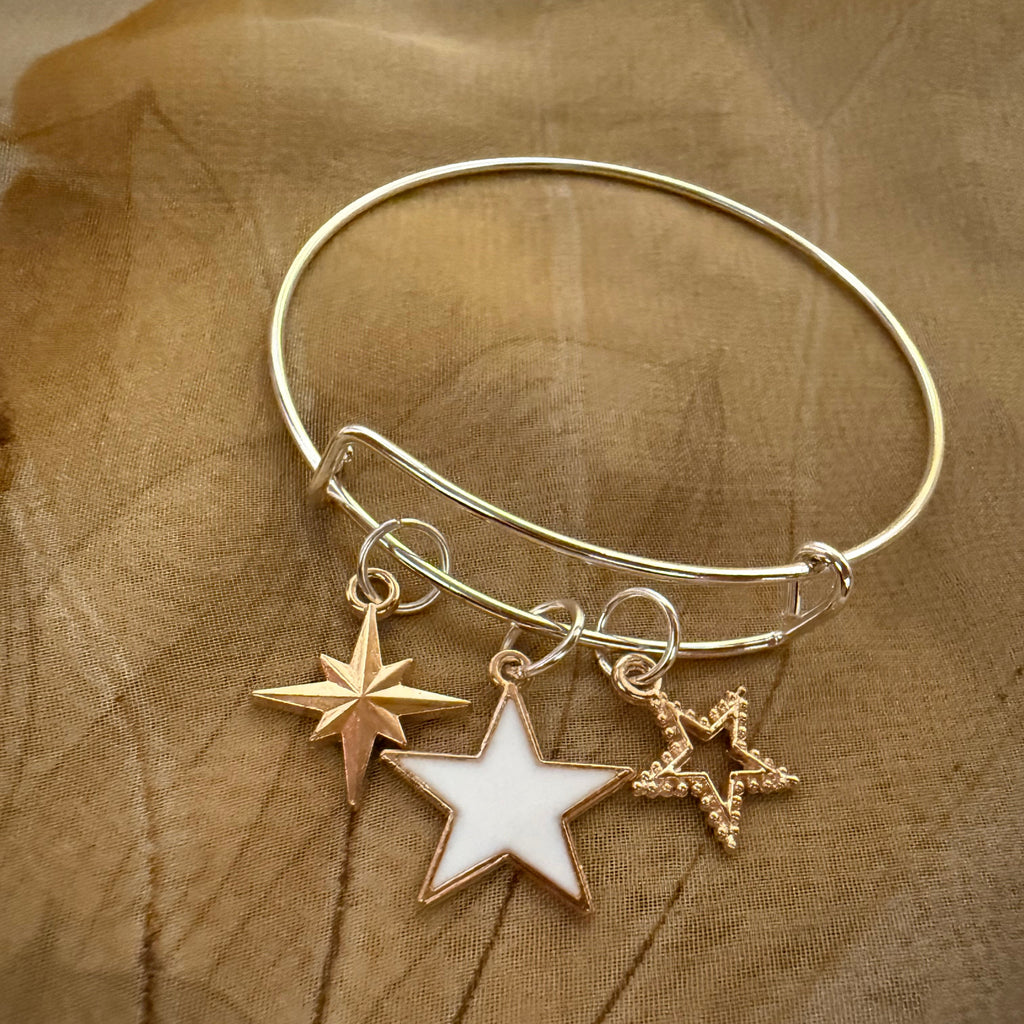 Stars Charm Bangle