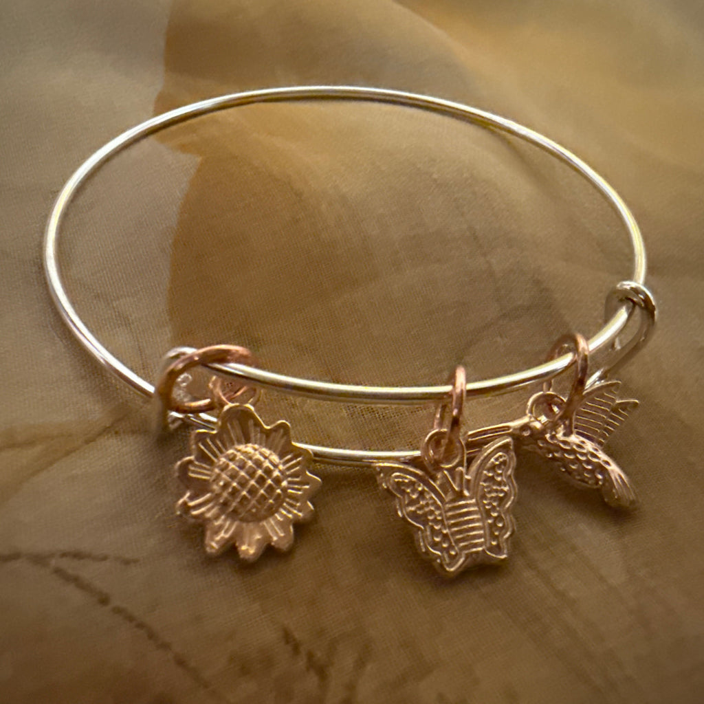 Garden Treasures Charm Bangle