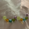 Spring Meadow Hoop Earrings