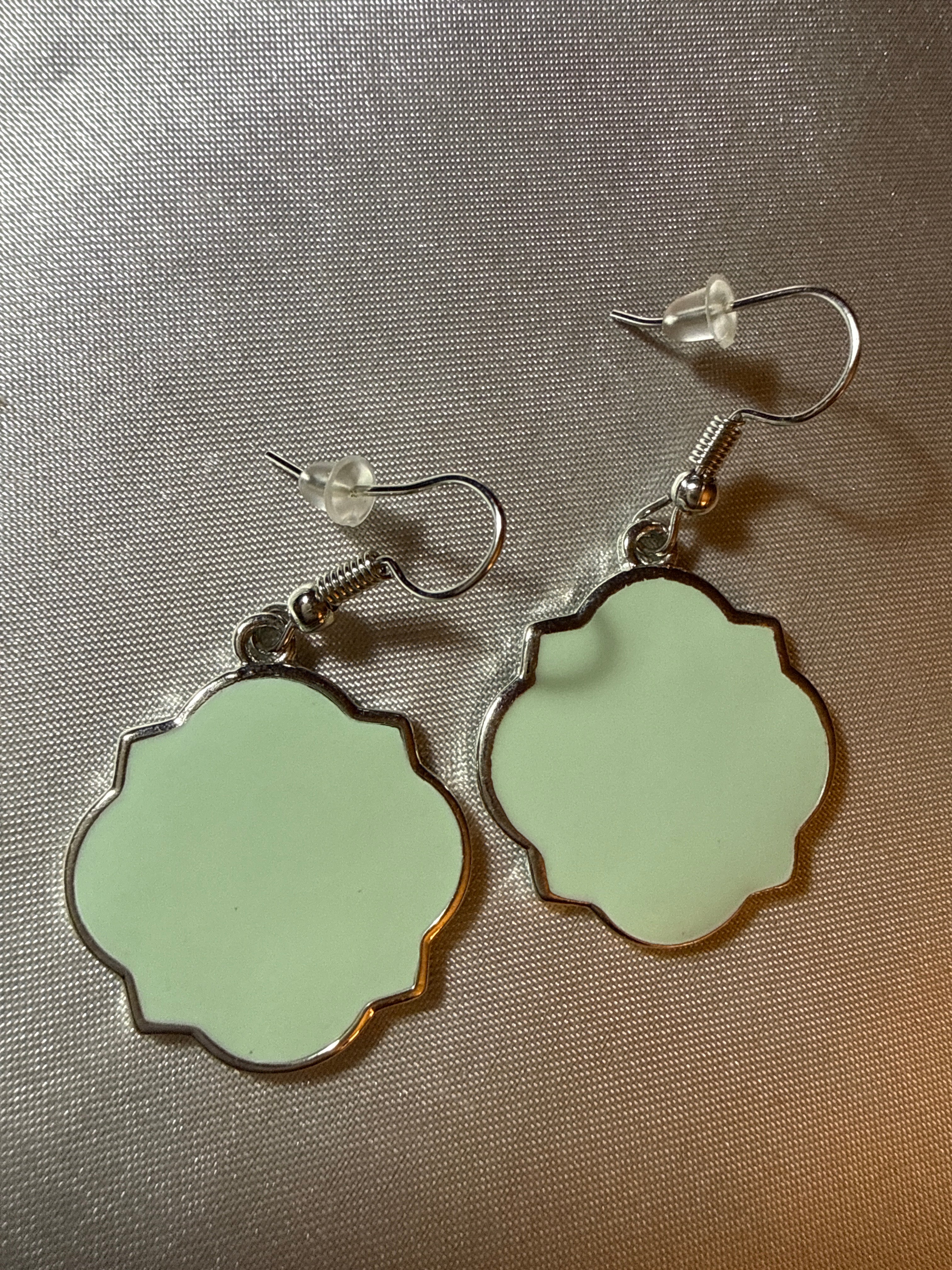 Mint Blossom Drop Earrings