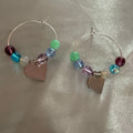 Candy Bloom Hoop Earrings