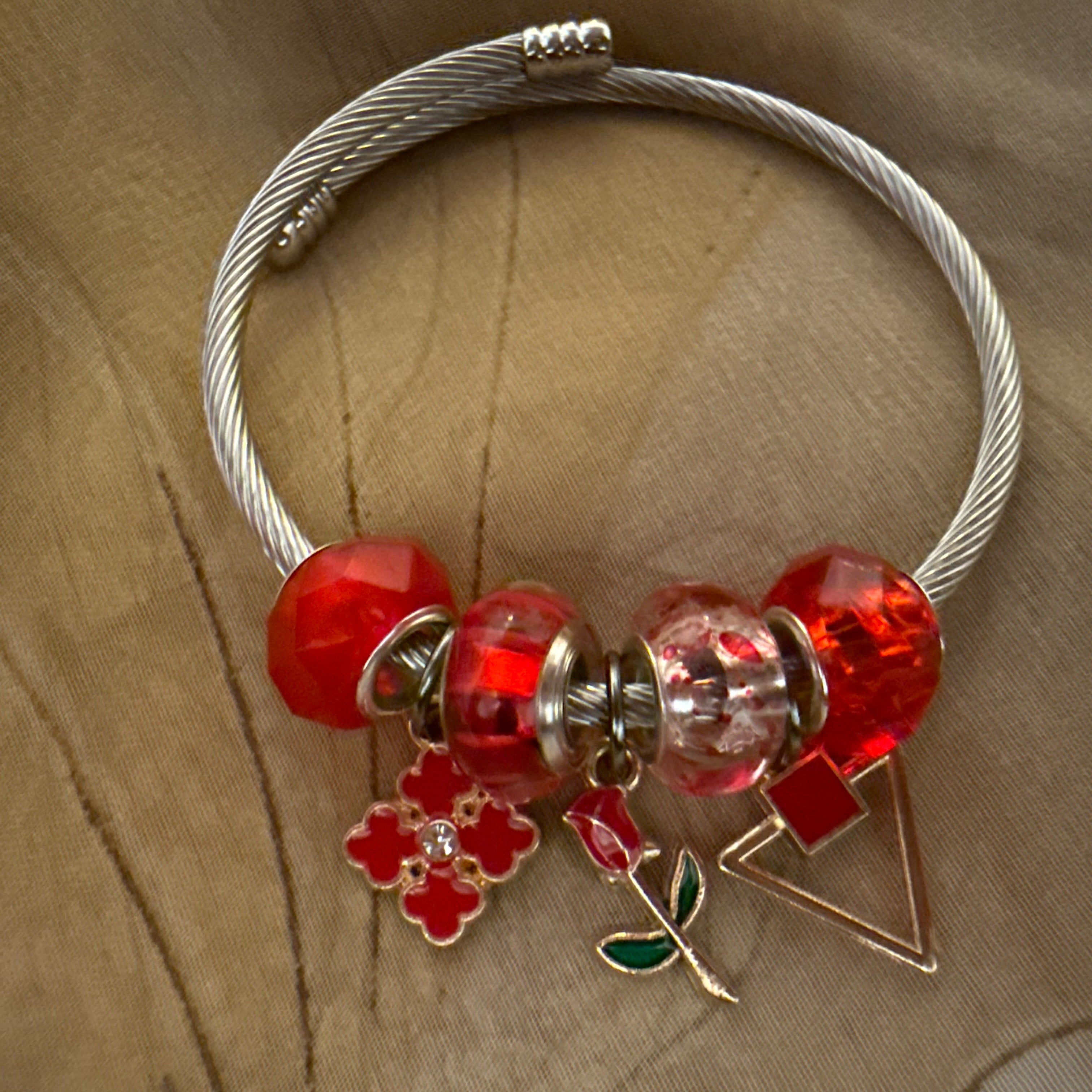 Scarlet Blossom Bracelet