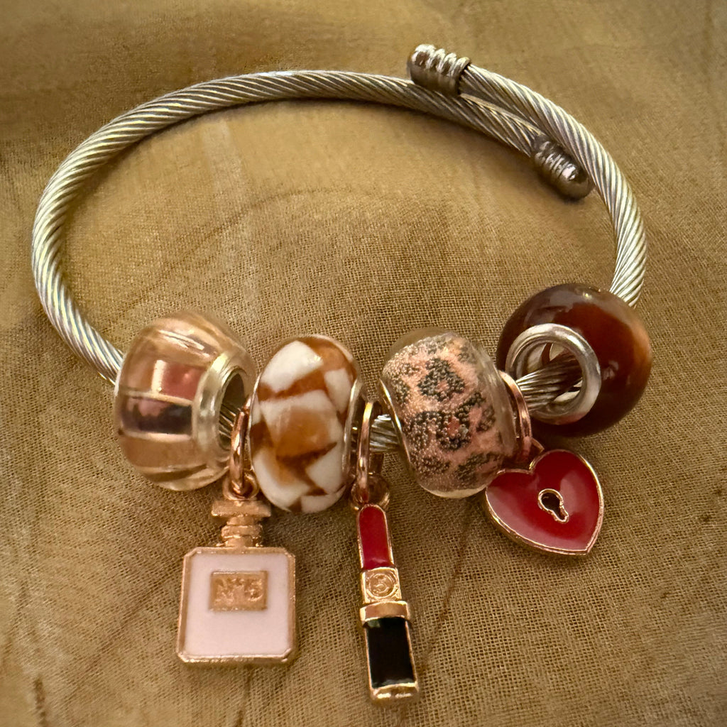 Beauty Essentials Charm Bangle