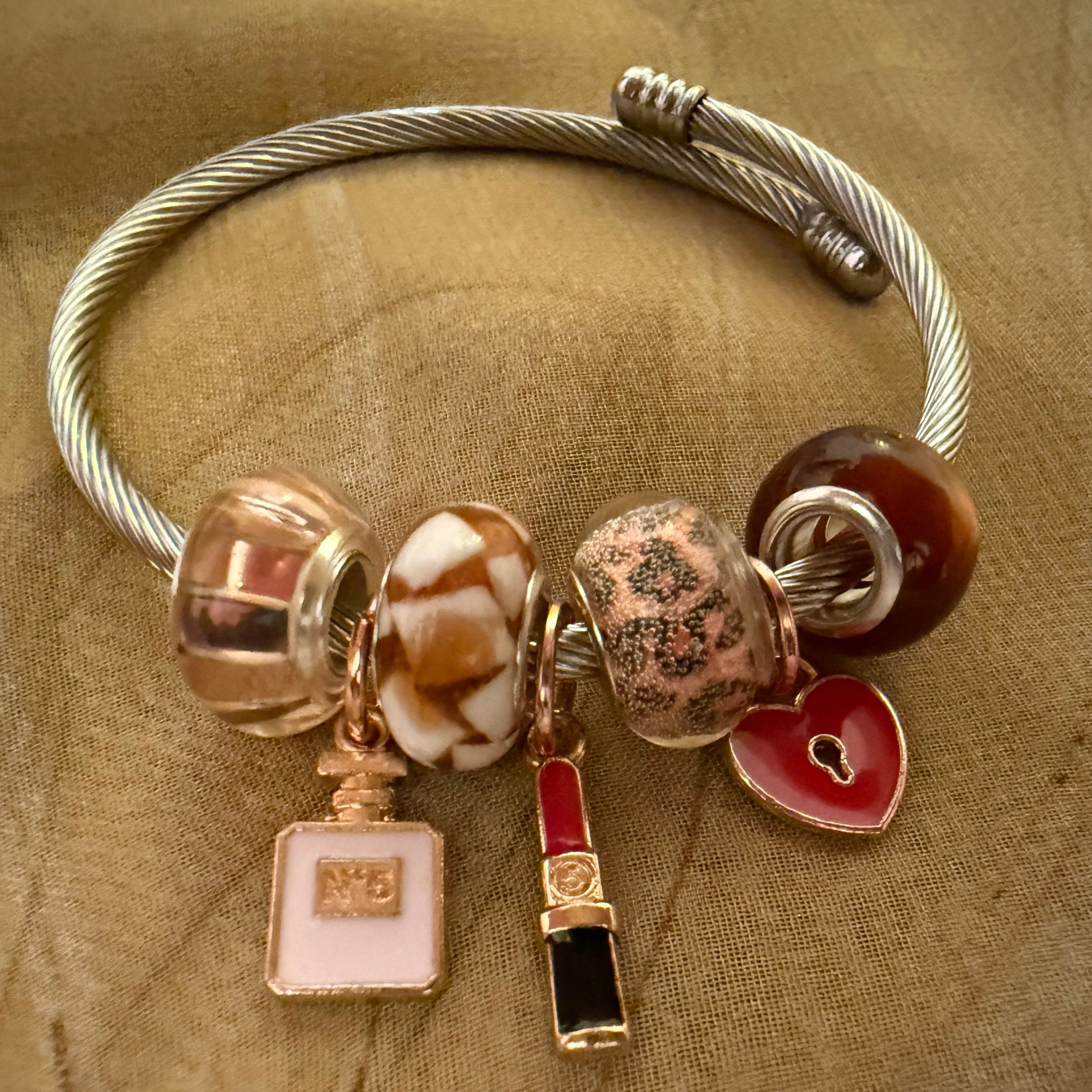 Beauty Essentials Charm Bangle