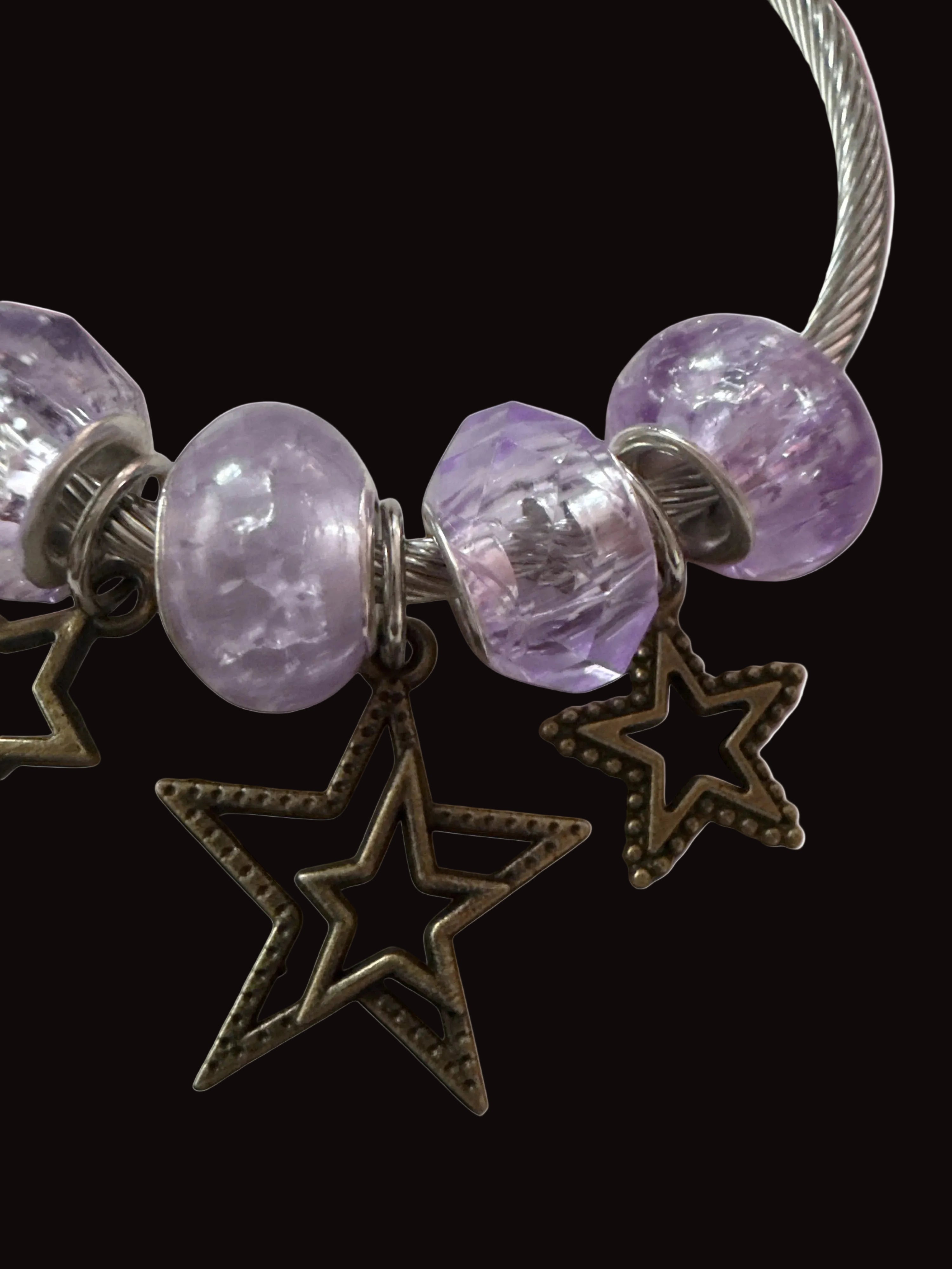 Starlight Grace Charm Bangle