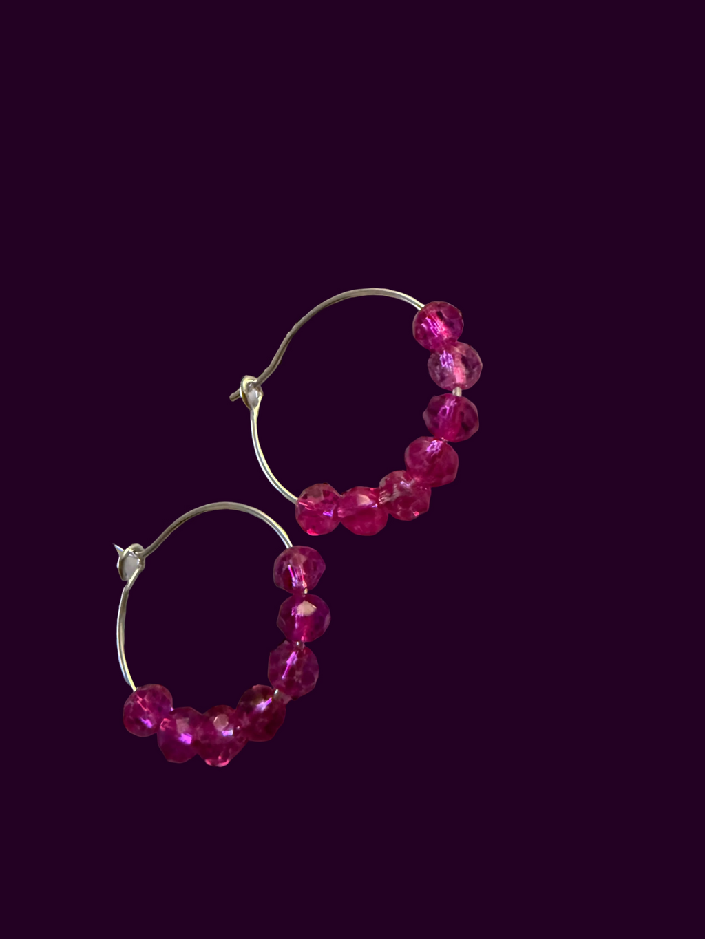 Pretty in Pink Hoops