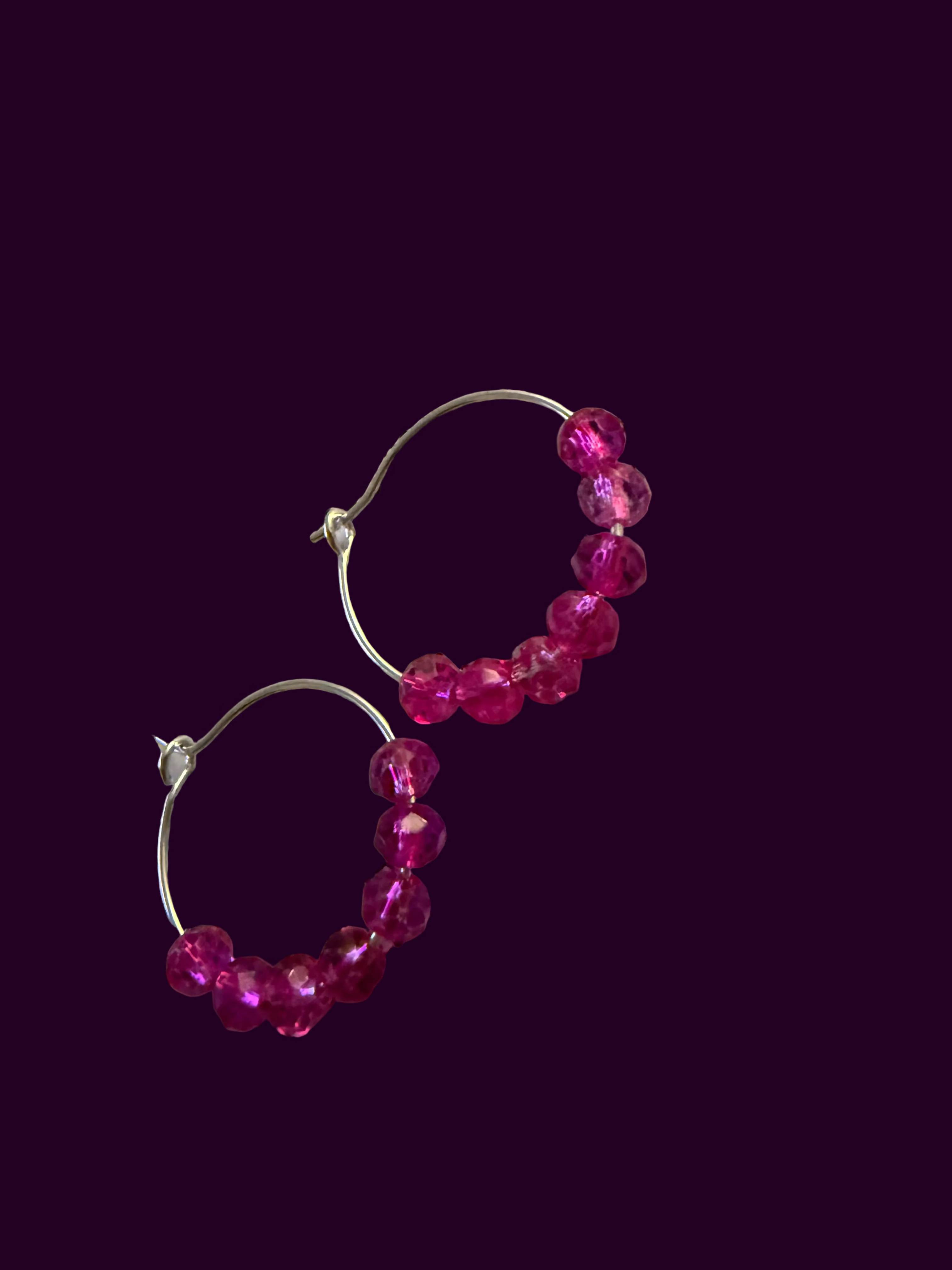 Pretty in Pink Hoops