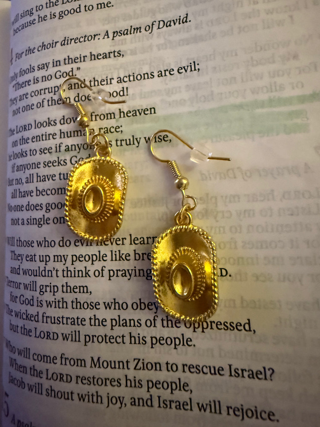 Golden Cowgirl Earrings