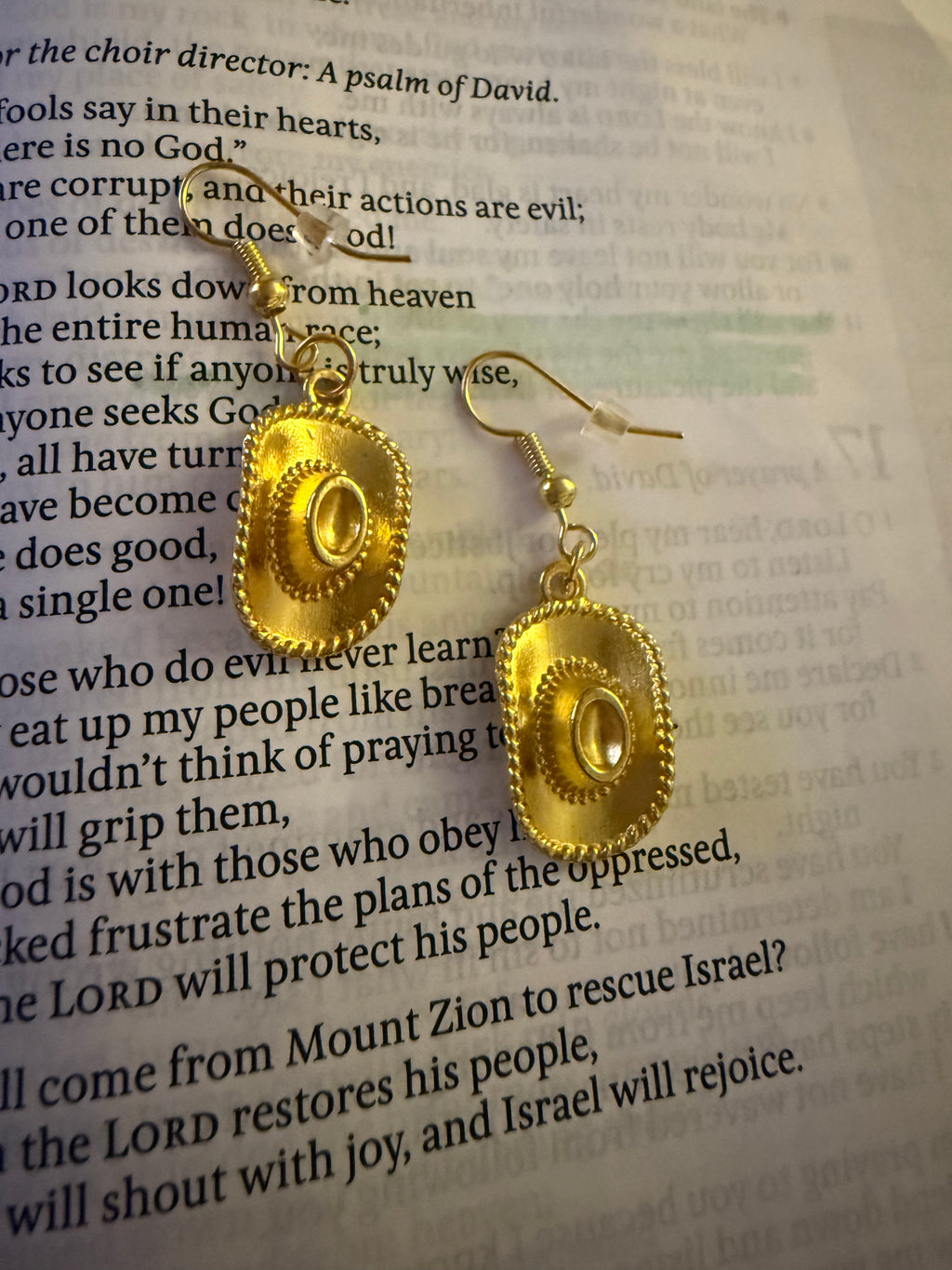 Golden Cowgirl Earrings