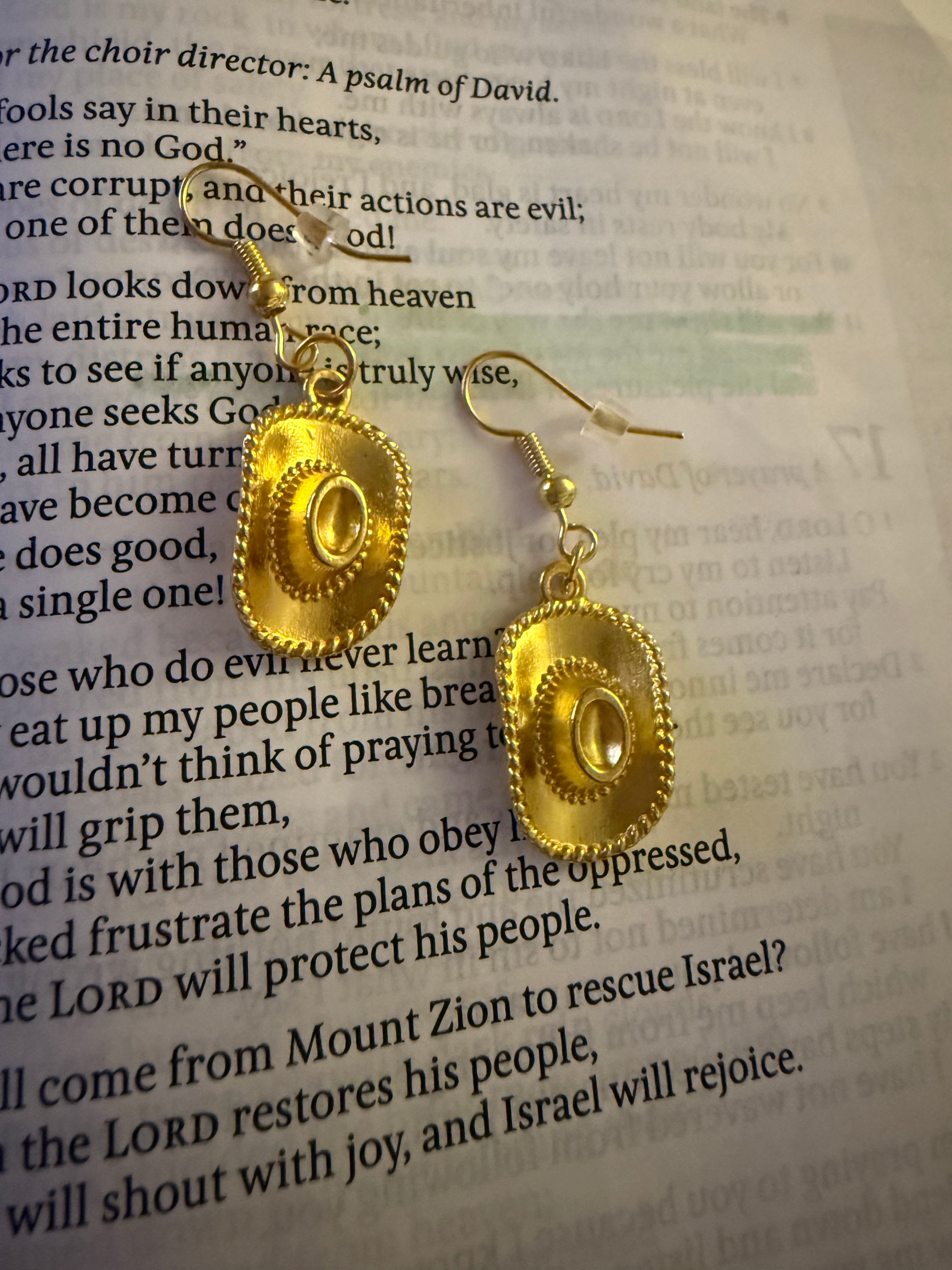 Golden Cowgirl Earrings