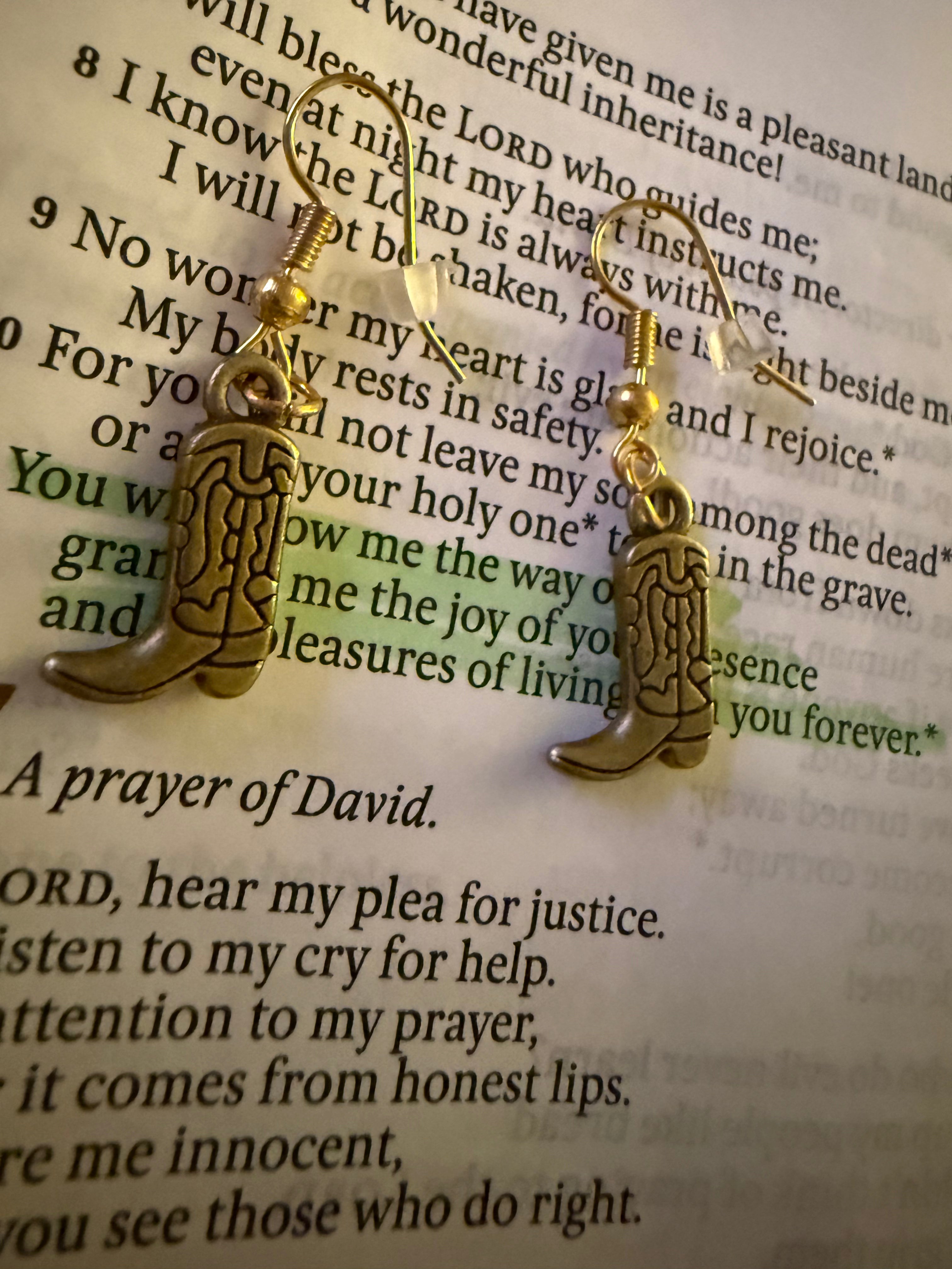 Boots & Blessings Earrings