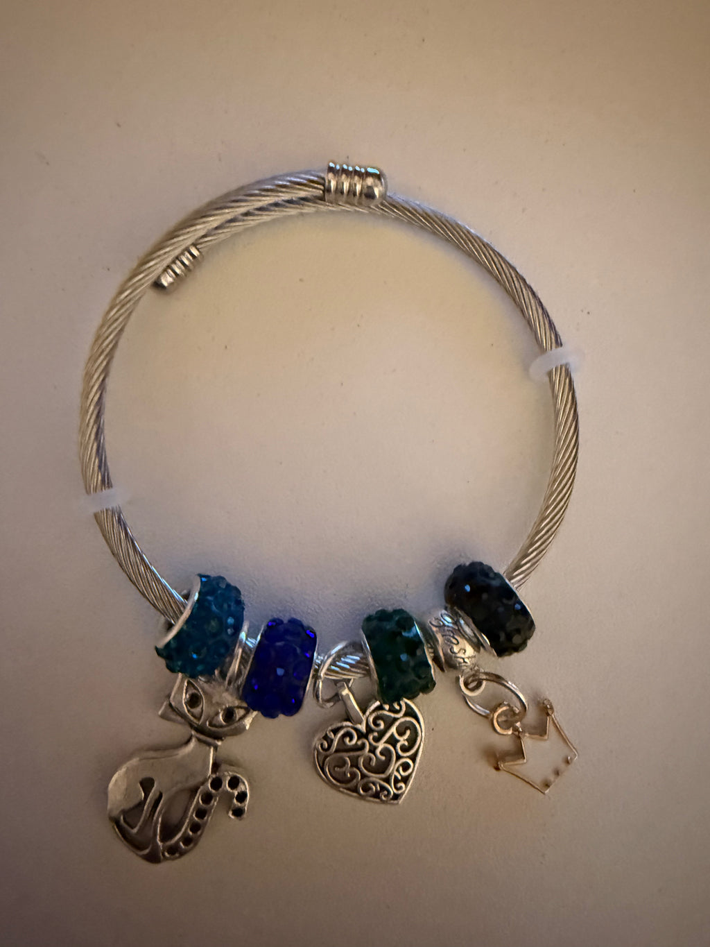 Guided by Faith Charm Bracelet