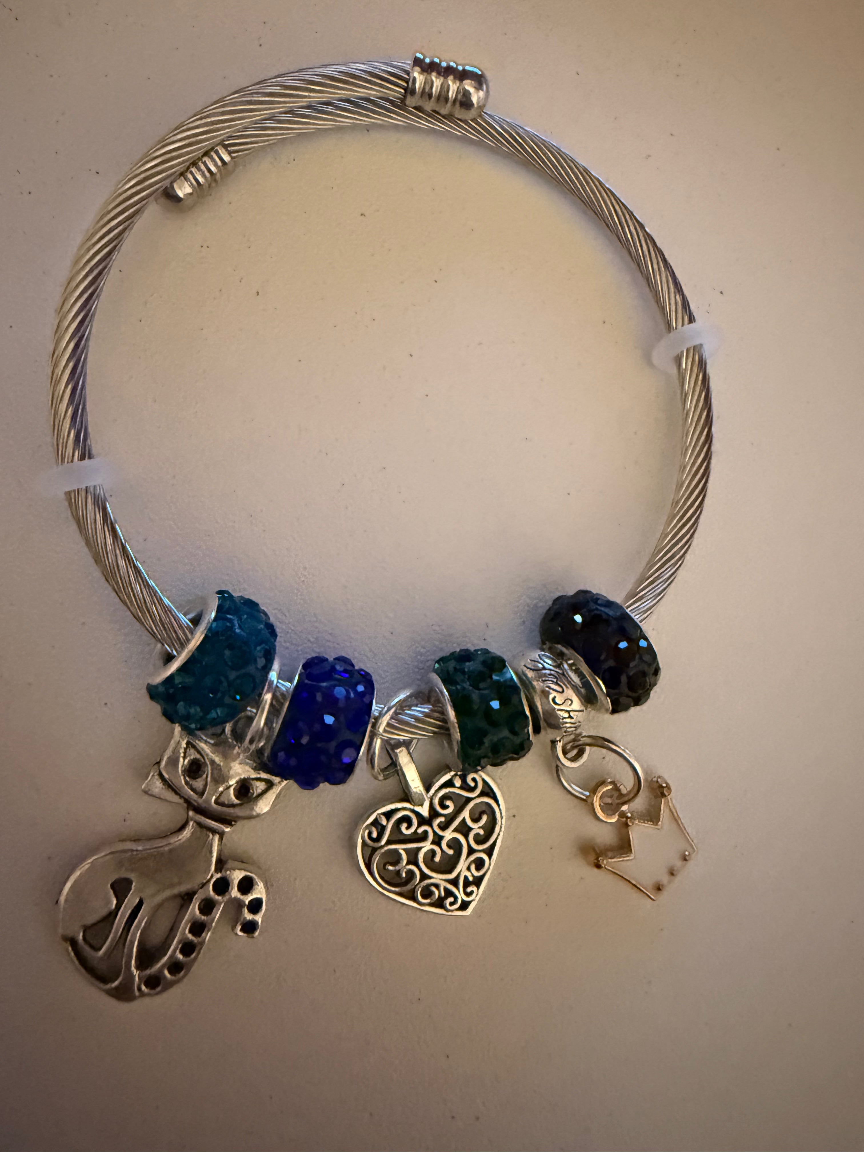 Guided by Faith Charm Bracelet
