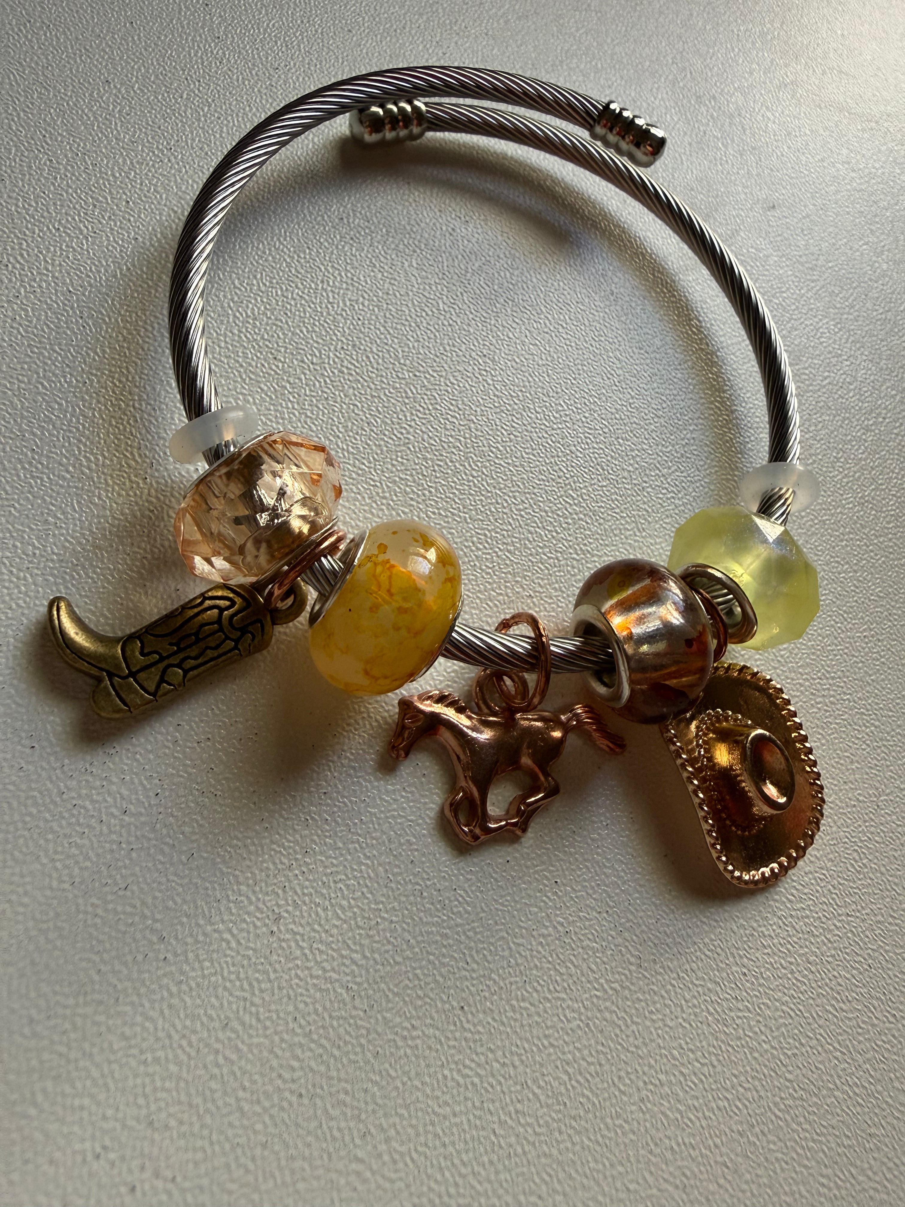 Western Trails Charm Bracelet