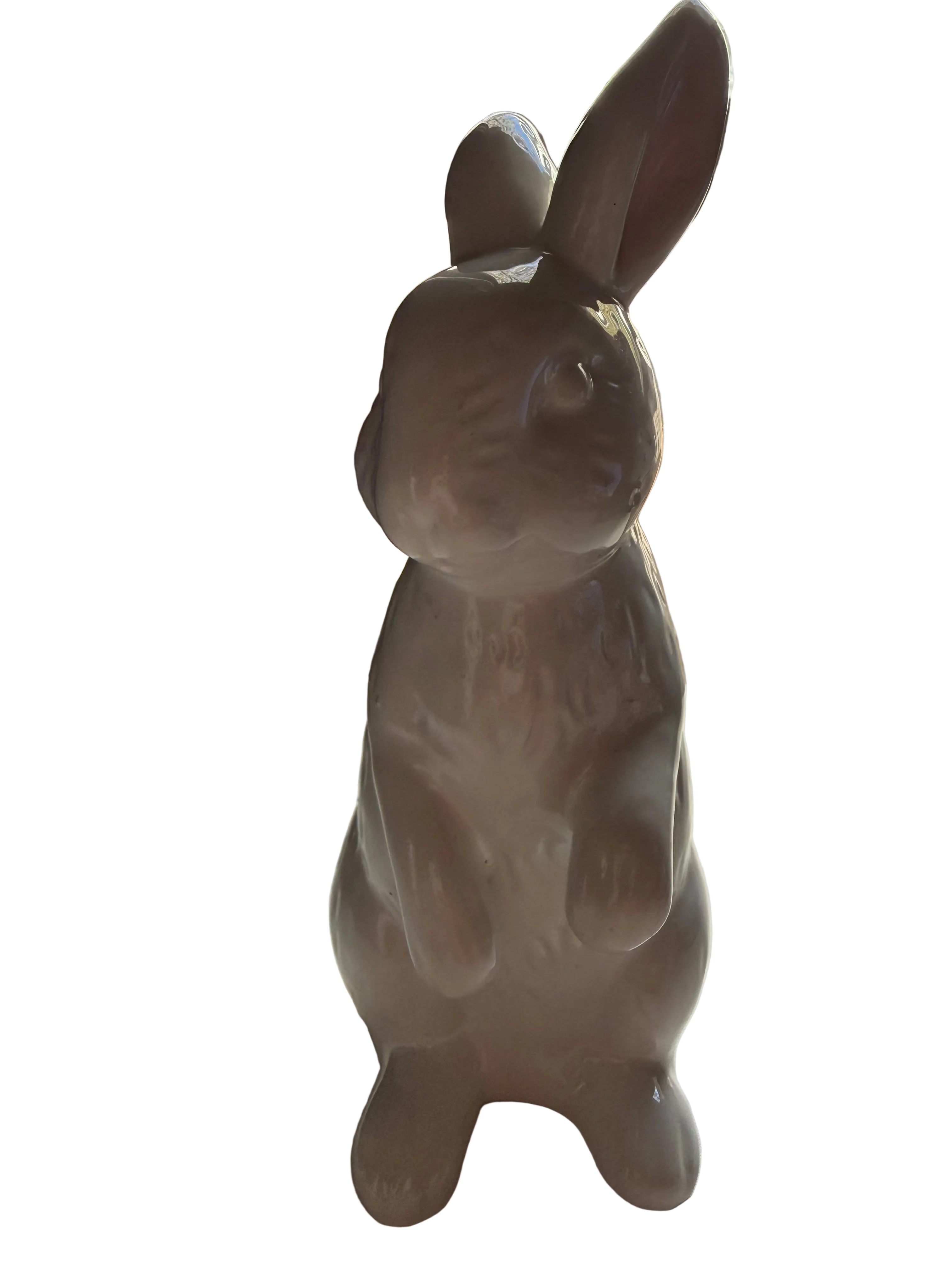 Classic White Ceramic Bunny Décor