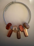 Words of Encouragement Charm Bracelet