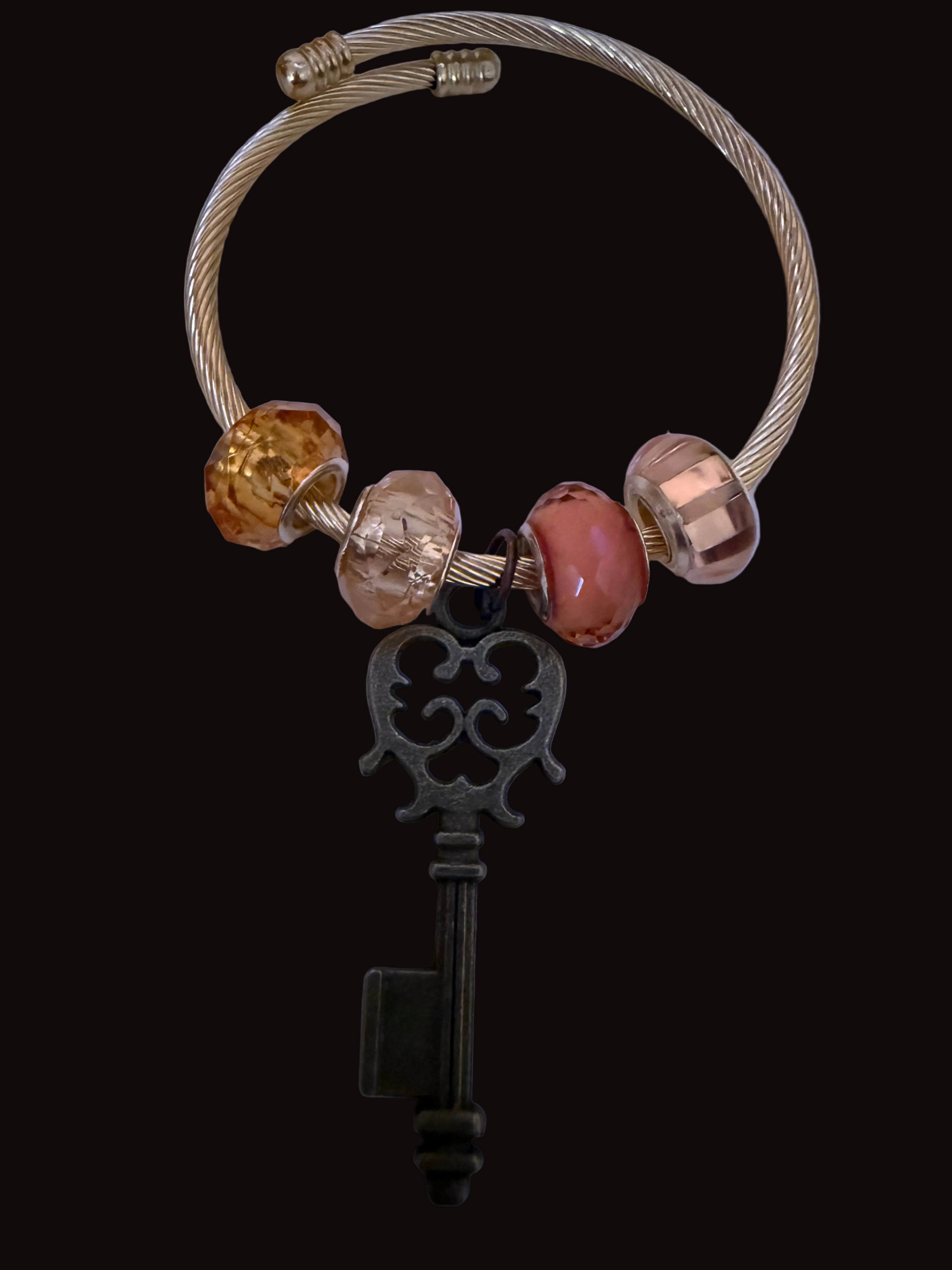 Key to His Promises Charm Bracelet