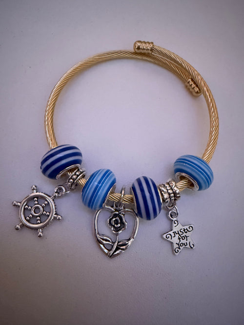 Anchored in Hope Charm Bracelet