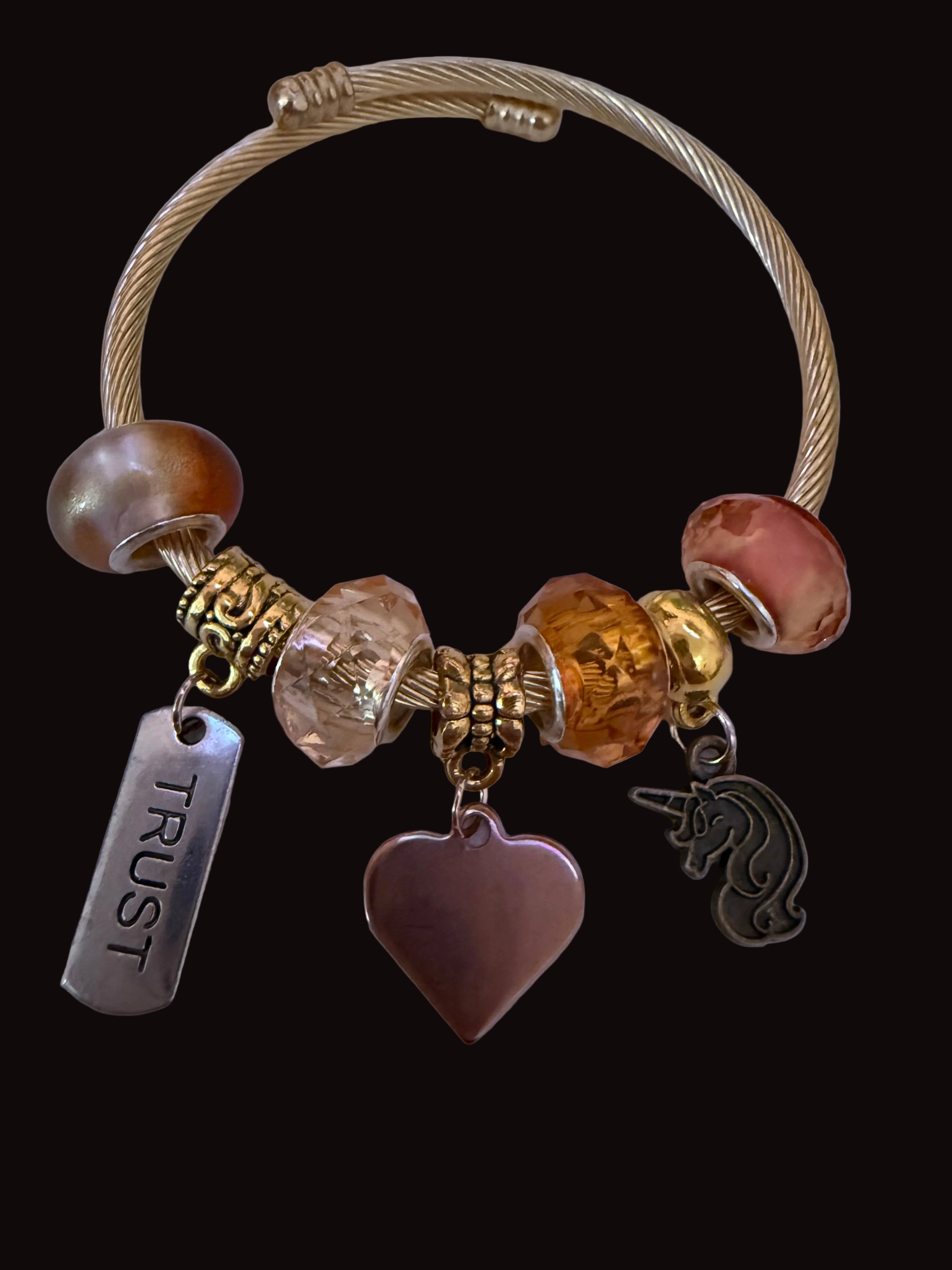 Trust & Wonder Charm Bracelet